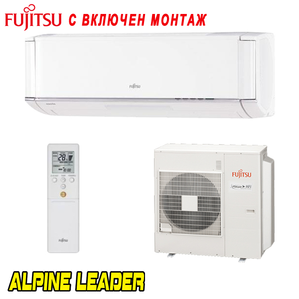 Хиперинверторен климатик Fujitsu ASYG09KXCA/ AOYG09KXCA Nocria X, 9 000 BTU, Клас А+++
