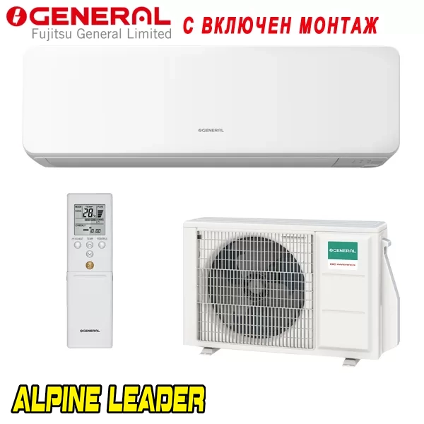 Хиперинверторен климатик Fujitsu General ASHG09KGTE/ AOHG09KGCA, 9 000 BTU, Клас А+++