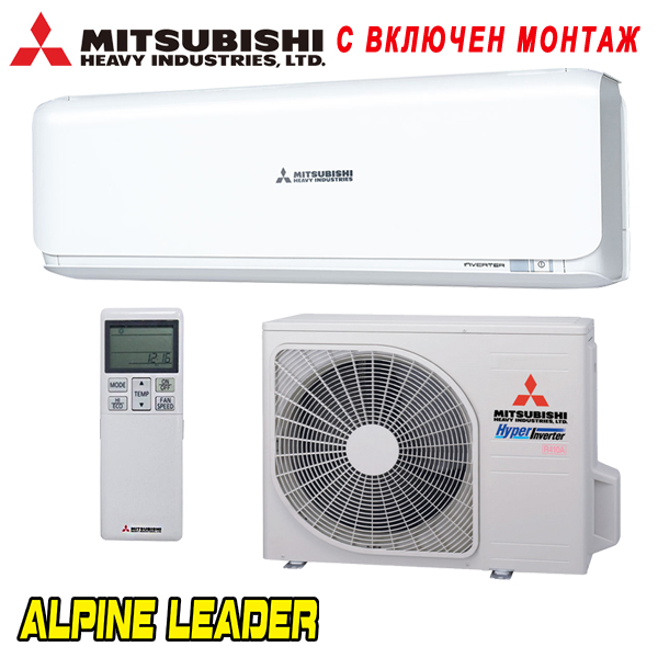 Хиперинверторен климатик Mitsubishi Heavy Industries Diamond SRK35ZSX-W/ SRC35ZSX-W, 12 000 BTU, Клас A+++