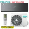 Хиперинверторен климатик Hisense Energy Pro X Black QH35XV4BG/ AS35XV4EW, 12 000 BTU, Клас А+++