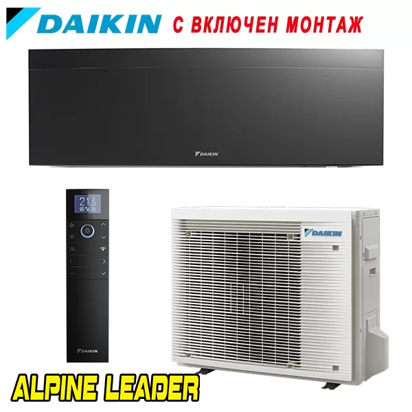 Инверторен климатик Daikin FTXJ20AB/ RXJ20A Black Emura III, 7 000 BTU, Клас А+++