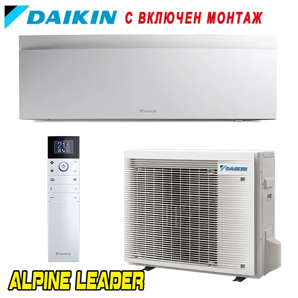 Инверторен климатик Daikin FTXJ25AW/ RXJ25A White Emura III, 9 000 BTU, Клас А+++
