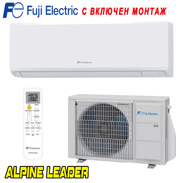 Инверторен климатик Fuji Electric RSH09KNCA/ ROH09KNCA WiFi, 9 000 BTU, Клас А++
