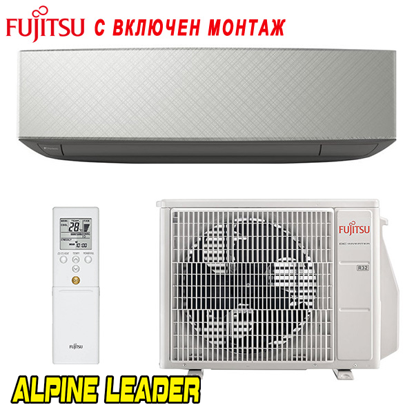 Инверторен климатик Fujitsu ASYG12KETE-B/ AOYG12KETA, 12 000 BTU, Клас А++