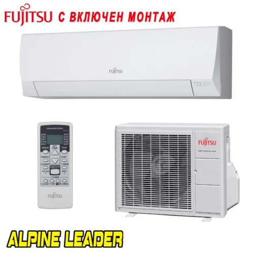 Инверторен климатик Fujitsu ASYG12LLCE/ AOYG12LLCE, 12 000 BTU, Клас А++