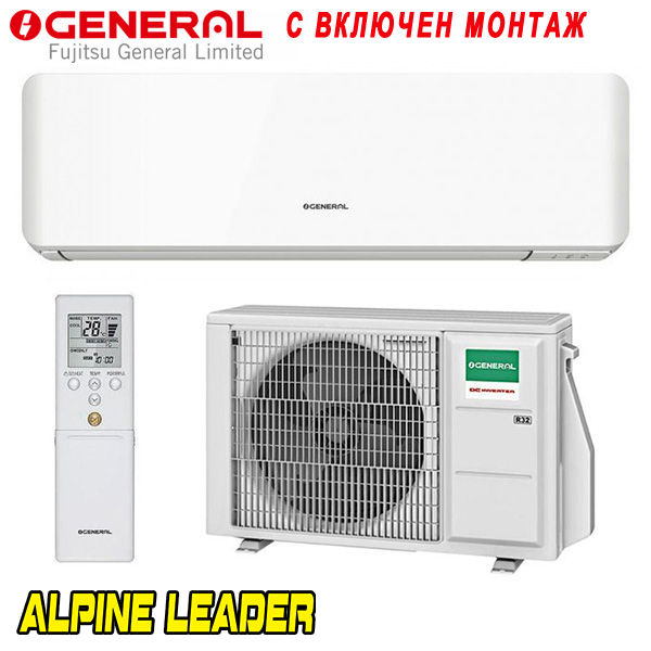 Инверторен климатик Fujitsu General ASHG12KMCEN / AOHG12KMCEN Nordic, 12 000 BTU, Клас А++
