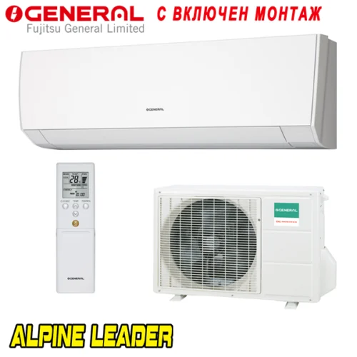 Инверторен климатик Fujitsu General ASHG12LMCA/ AOHG12LMCA, 12 000 BTU, Клас А++