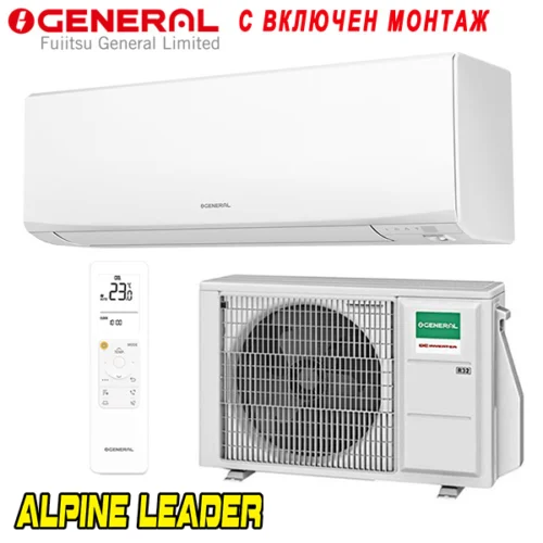 Инверторен климатик Fujitsu General ASHH09KJCA/ AOHH09KJCA WiFi, 9 000 BTU, Клас А+++