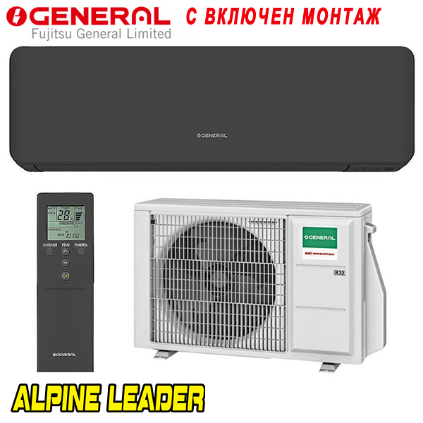 Инверторен климатик Fujitsu General ASHH09KMCG-B/ AOHH09KMCG WiFi, 9 000 BTU, Клас А++