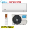 Инверторен климатик Midea All Easy Pro Nordic MSEPDU-24HRFN8-QRD0GW/ MOX430-24HFN8-QRD0GW, 24 000 BTU, Клас А+++