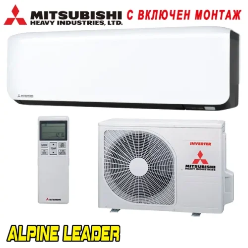 Инверторен климатик Mitsubishi Heavy Industries Premium SRK25ZS-WFB/ SRC25ZS-W, 9 000 BTU, A+++