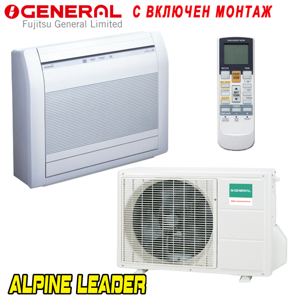 Подов климатик Fujitsu General AGHG14KVCA/ AOHG14KVCA, 14 000 BTU, Клас А++